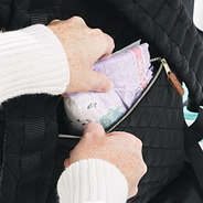 personalized diaper bag back pocket