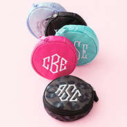 Monogrammed Travel Jewelry Case