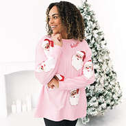 christmas sweatshirt on jae