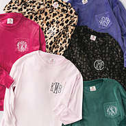 group softspun sweatshirts with light pink