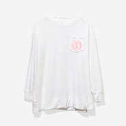 Monogrammed Softspun Sweatshirt in White
