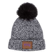 tcu horned frogs beanie in charcoal