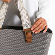 close up of monogram