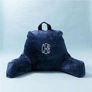 Monogrammed Lounge Pillow Cover in Navy