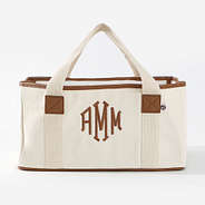 Monogrammed Stair Basket