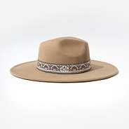 Tan Wide Brim Hat