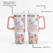 festive travel tumbler infographic