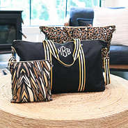 Monogrammed Travel Bag Set