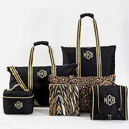 Black with gold webbing collection