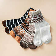 harvest socks multi flatlay