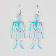 skeleton earrings