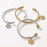 Personalized Cable Bracelet