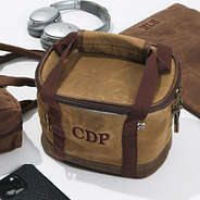 monogrammed mens small lunch box cooler with laptop sleeve