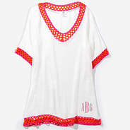 Monogrammed Crochet Cover Up