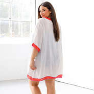 Crochet Cover Up in studio