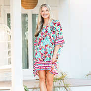 wild blooms swim cover up on ashley