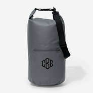 Monogrammed Dry Bag in Gray