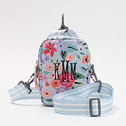 French Floral Monogrammed Travel Crossbody