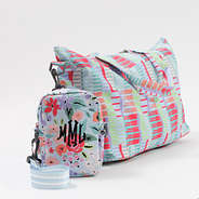 travel crossbody clipped to travel bag