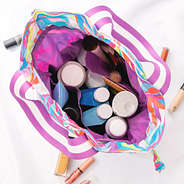 inside of in the tropics toiletry bag