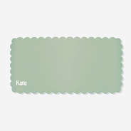 Monogrammed Desk Mat in Mint with name