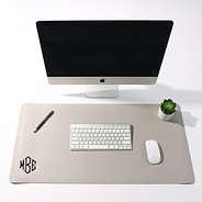 Monogrammed Desk Mat