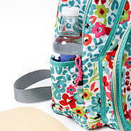 close up of exterior water bottle pocket
