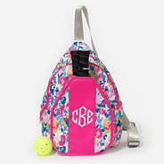 Personalized Pickleball Bag in Watercolor Cheetah