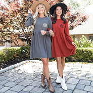 duo cowboy boots with dresses