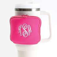 Monogrammed Water Bottle Belt Bag in Hot Pink Fall "23