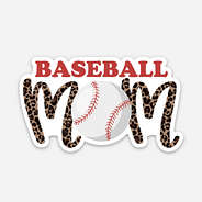 Baseball Mom Sticker