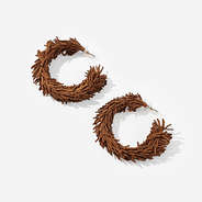 Fringe Hoop Earrings