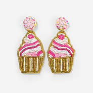 cupcake earrings