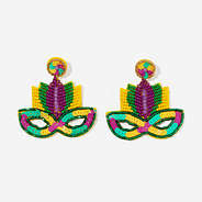 Mardi Gras Earrings