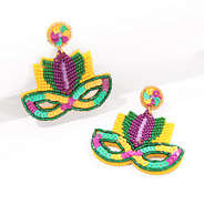 mardi gras mask masquerade earrings