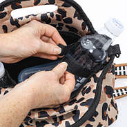 classic cheetah neoprene lunch bag