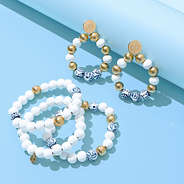 Monogrammed Coastal Jewelry Set