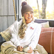ohio state pullover on ashley