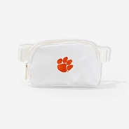 clemson tigers ivory white belt bag