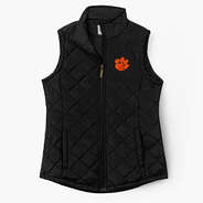 Clemson Tigers Puffer Vest in Black