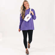 lsu tigers belt bag on ashley