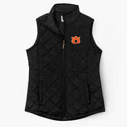 auburn tigers puffer vest in black