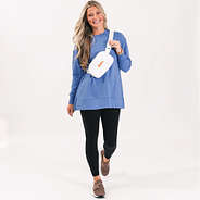 white florida gators belt crossbody bag front