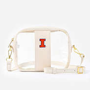 illinois fighting illini clear stadium crossbody bag
