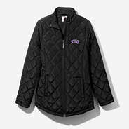 TCU Puffer Jacket in Black
