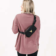 Vanderbilt Commodores black belt bag on back