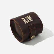 Personalized Leather Watch Holder