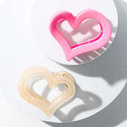 Heart Hair Clip Set