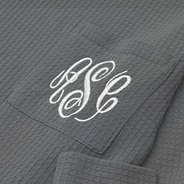 close up of gray fabric