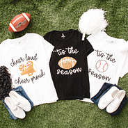 trio sequin sports tee